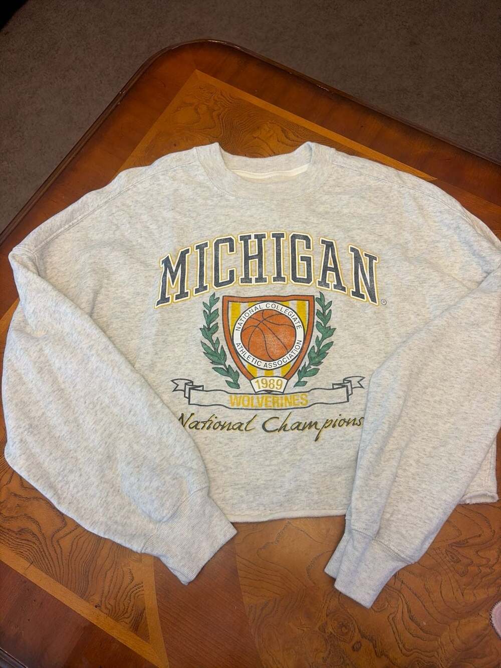Abercrombie & Fitch Soft A&F Collection Michigan Wolverines 1989 National Champi